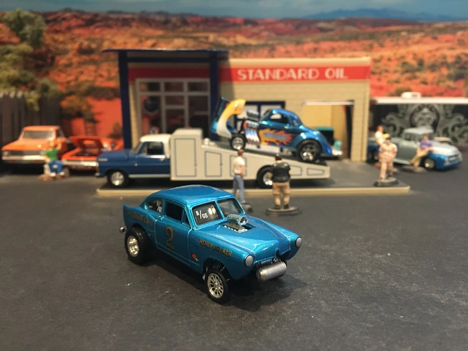 1:64 Hot Wheels Limited Ed George "Honker" Striegel Kaiser Henry J Gasser - Image 2 of 4