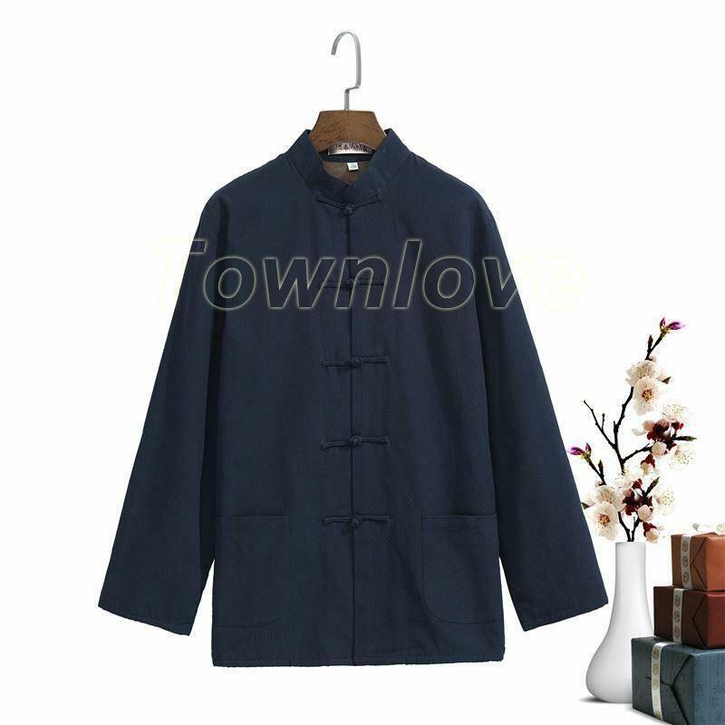 ALTRA Giacche Uomo Kung Fu Top Tradizionali Slim Invernali Calde Stile Cinese Cappotto Imbottito