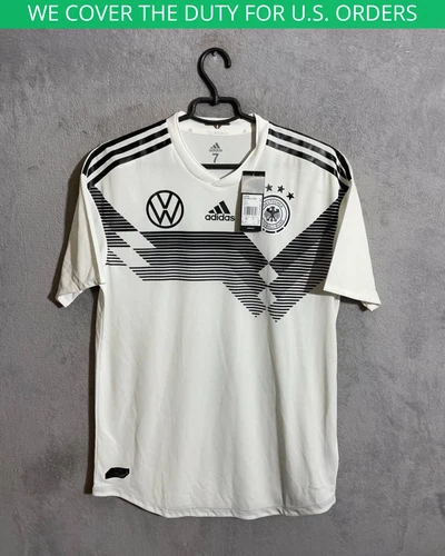 Germany Jersey Authentic Football Soccer Shirt 2018 Adidas Men Size 7 | L