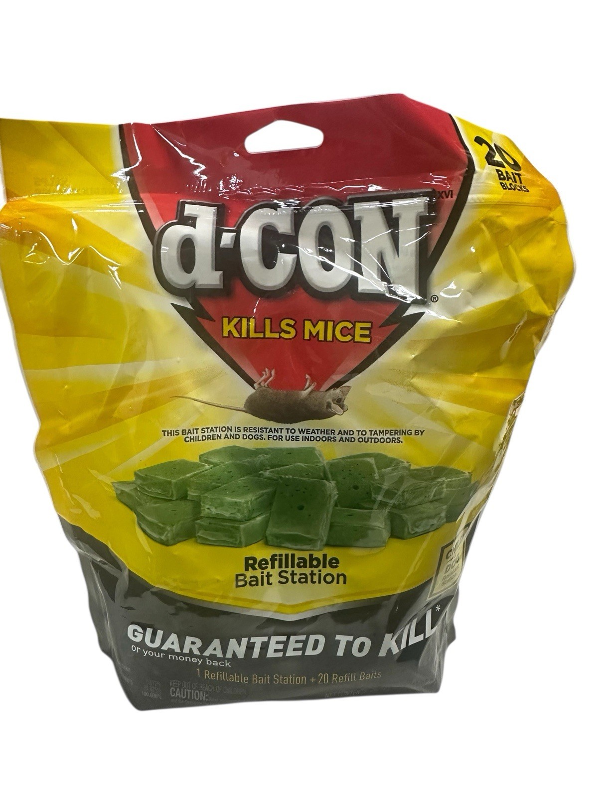 + 20 Refill Bait Indoor/outdoor Use