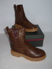 Vince Camuto Girls Brown Ankle Boots - Kids Sz 1