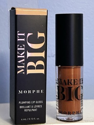 Morphe Cosmetics - Full Size Plumping Lip Gloss - Shade Showy Nude 0.13oz