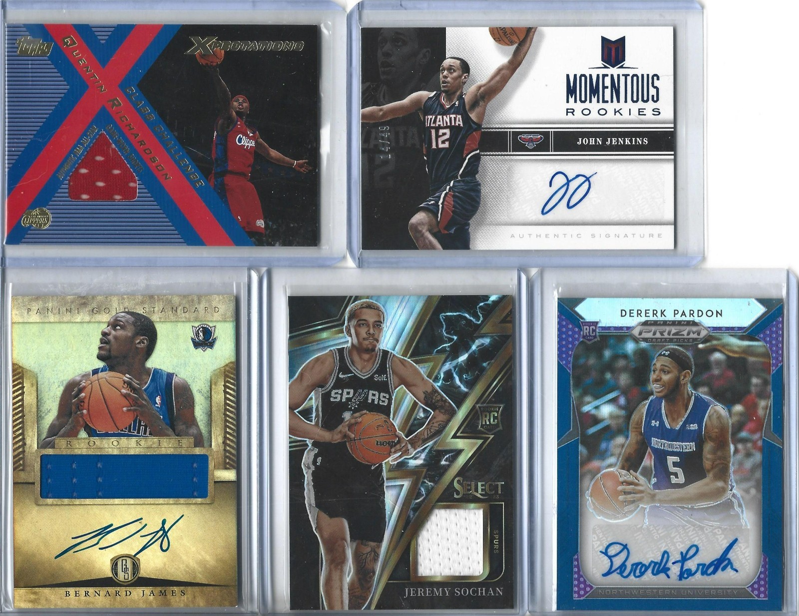 *13 BASKETBALL AUTOS GAME USED JERSEYS RELICS PATCHES CARD LOT* view 2