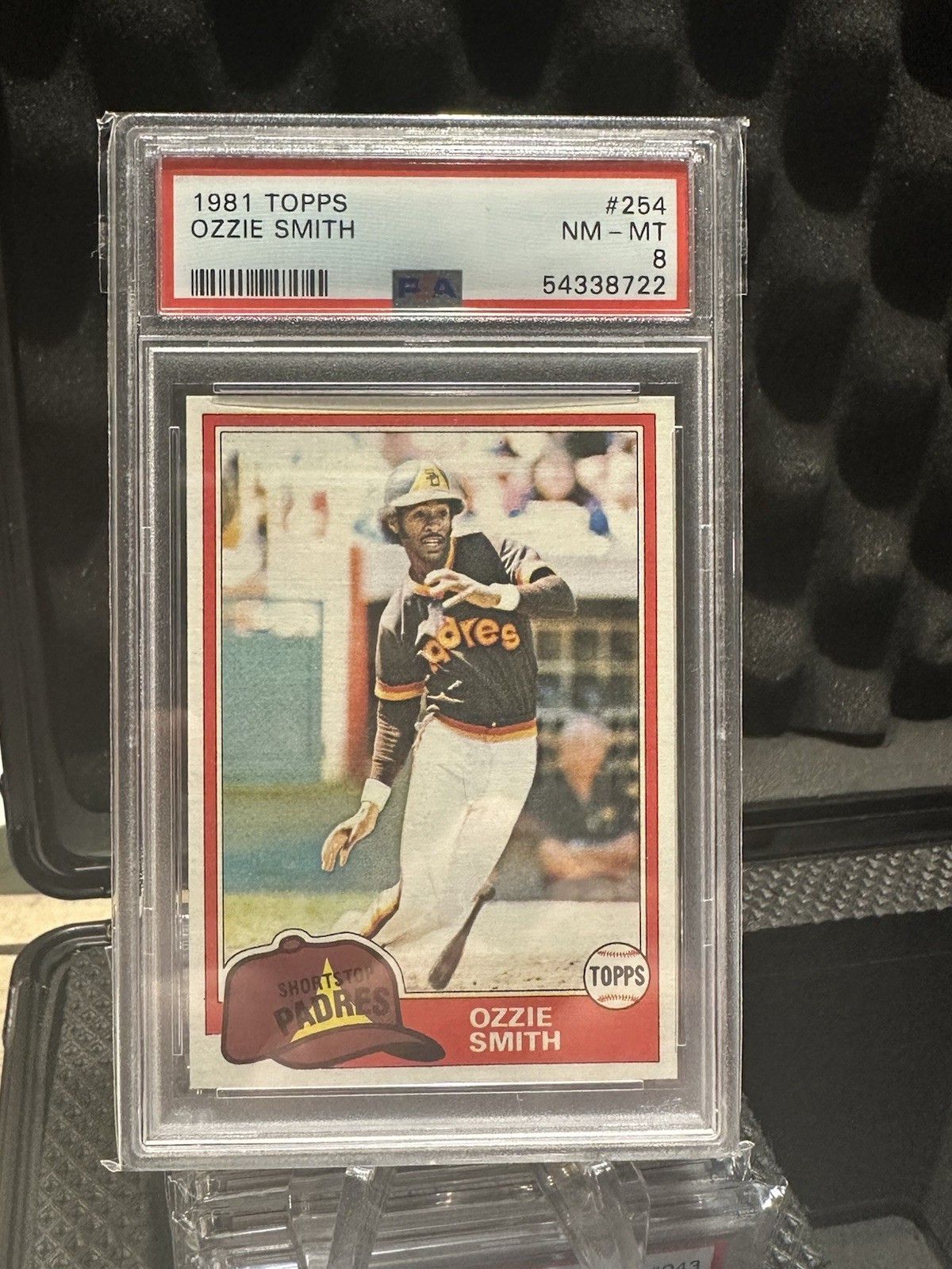 1981 Topps Ozzie Smith #254 psa 8