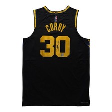 Stephen Curry Signed Warriors City NBA 75 Nike Authentic Jersey Beckett BAS