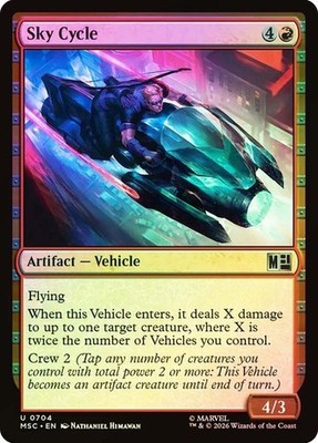NM Foil Sky Cycle, MTG, Heroes Commander, Magic the Gathering, 704