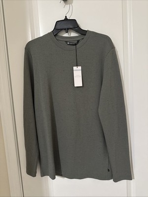 NWT Men s Travis Mathew Waffle Knit Crew Shirt SMALL 