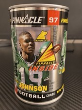 1997 Pinnacle Keyshawn Johnson New York Jets Card In A Can 6 Count Sealed