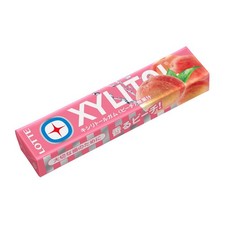 LOTTE XYLITOL Gum Peach 14 Tablets From Japan Bundle OK