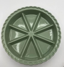 World Market Divided Scone Pan Sage 11” - Multiuso Piatti Padella Pizza Biscotti - NUOVO