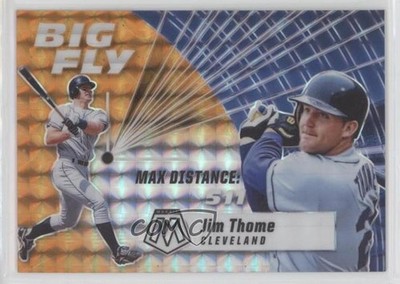 2021 Panini Mosaic Big Fly Reactive Orange Prizm 55/99 Jim Thome #BF9 HOF 18l6