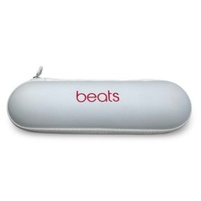 Beats by Dre Pill Replacement Protective Headphone Carrying Case White Red Logo