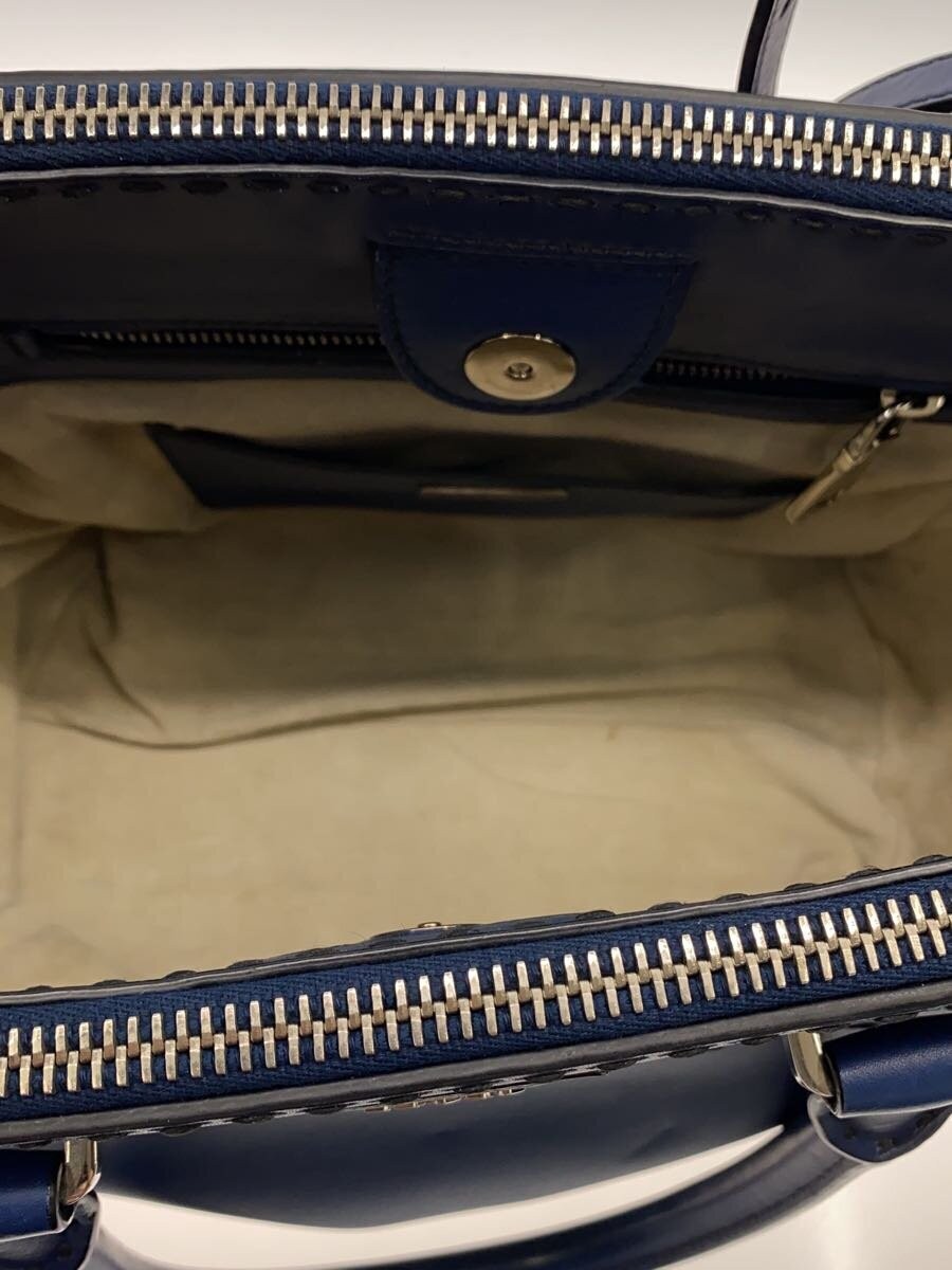 PRADA Shoulder Bag Stitch Leather BLU B2861K thumbnail 6