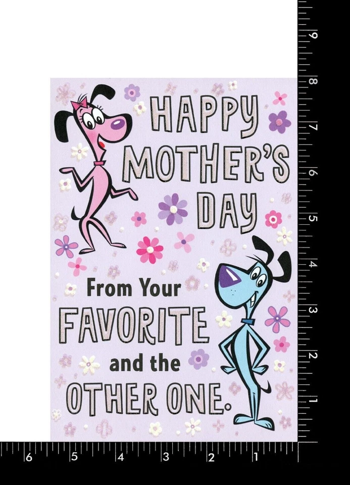Funny MOTHER'S DAY Card FROM BOTH KIDS, Favorite Dog Cartoon Joke by Hallmark +✉ - Image 3 of 4