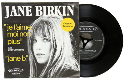 7'' Vinyl - JANE BIRKIN - Je t´aime ...moi non plus