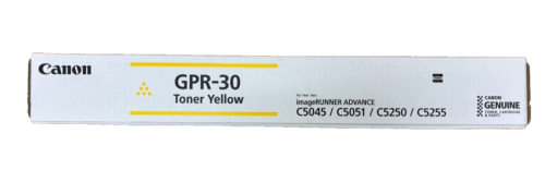 Genuine Canon GPR-30 Yellow Toner Image Runner Advance New