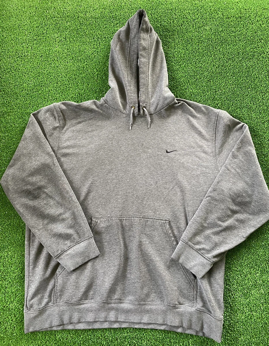 VTG 2000s Nike Y2K Essential Hoodie Sweatshirt Classic Mini Swoosh