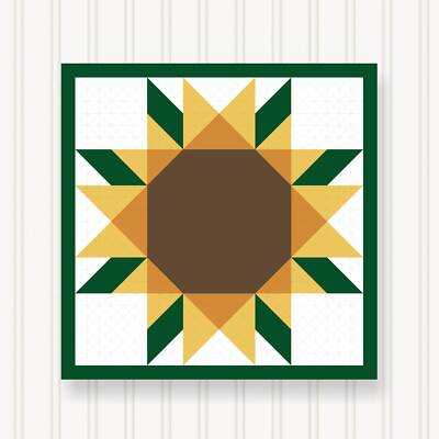 Barn Quilt Square, 8 Sizes, Outdoor & Indoor Wall Art, Home Decor, BQ052