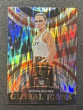 2023 Panini Select WWE RONDA ROUSEY Global Icons Insert #21 Flash Prizm