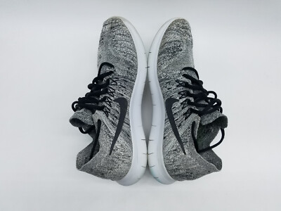Nike Free RN Flyknit 2016 Mens Running Shoes Size 10 Oreo 831069-100 Nike Free RN Flyknit Oreo - Sneaker Bar Detroit main image 3