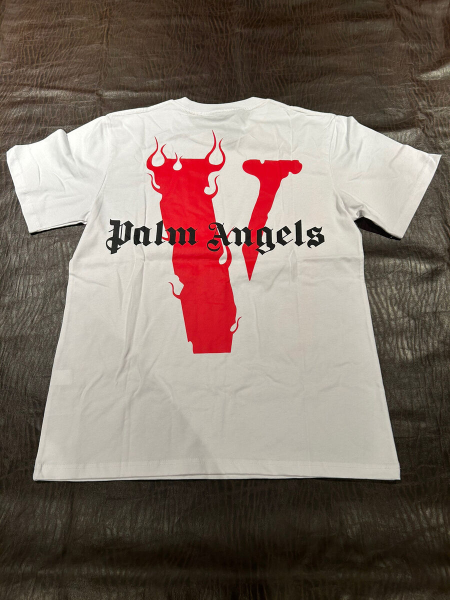 Vlone x Palm Angels Logo T-Shirt 'White/Red' | eBay Vlone x Palm Angels Logo T-Shirt 'White/Red' | eBay