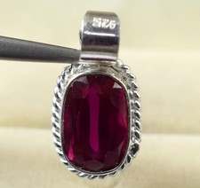 Natural 11.60 Ct Oval Padparadscha Pink Sapphire Gemstone Certified Pendant