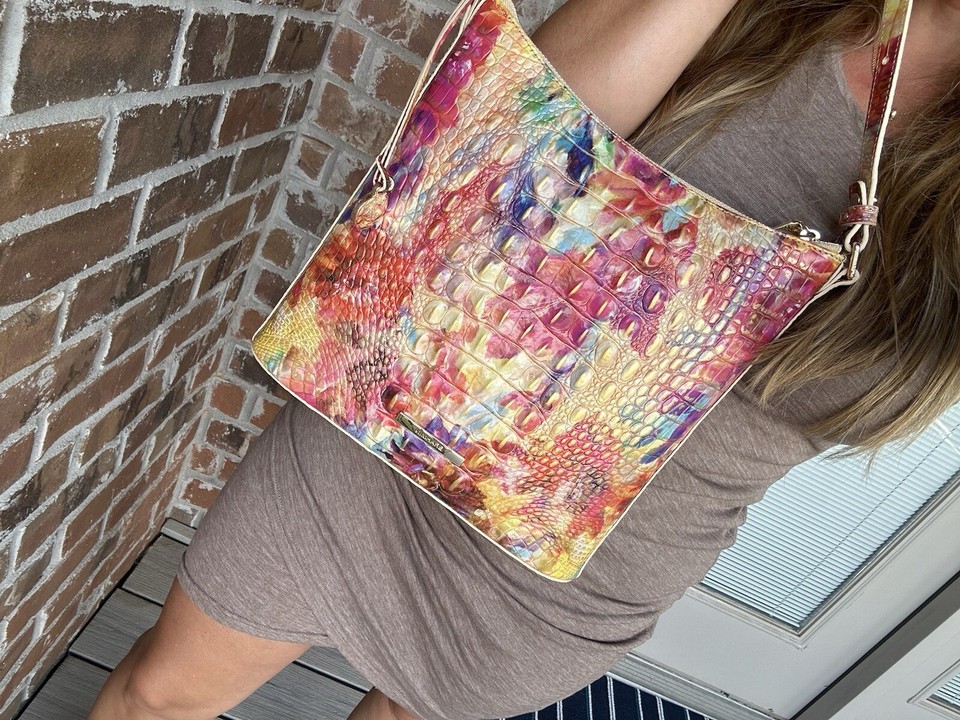 NWT Brahmin Melbourne Katie Happy Hour Leather Crossbody Bag Handbag eBay