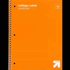 College ruled notebooks 70 sheets - Set of 5