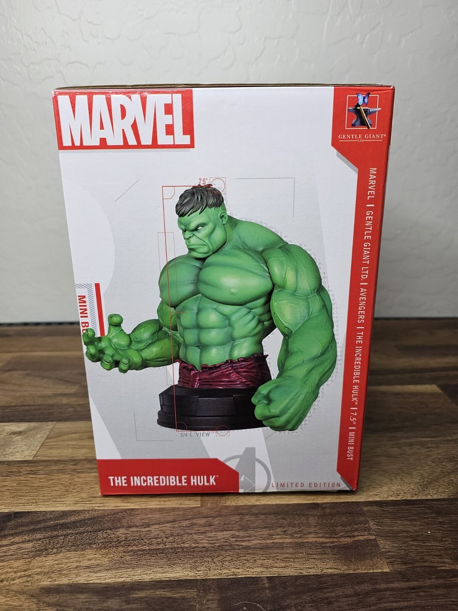 Marvel The Incredible Hulk Bust Figure Gentle Giant Limited Marvel The Incredible Hulk Bust Figure Gentle Giant Limited