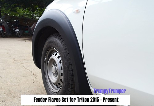 For Mitsubishi Triton L200 MQ Fiat Fullback 2015-2019 FENDER FLARES WHEEL ARCH - Picture 6 of 12