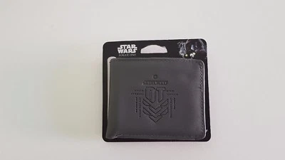 Portefeuille Cuir Gris Star Wars Rogue One Officiel Neuf - Photo 1/4