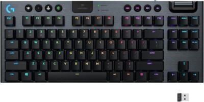 Logitech G915 TKL Lightspeed Mechanical Gaming Keyboard - Black