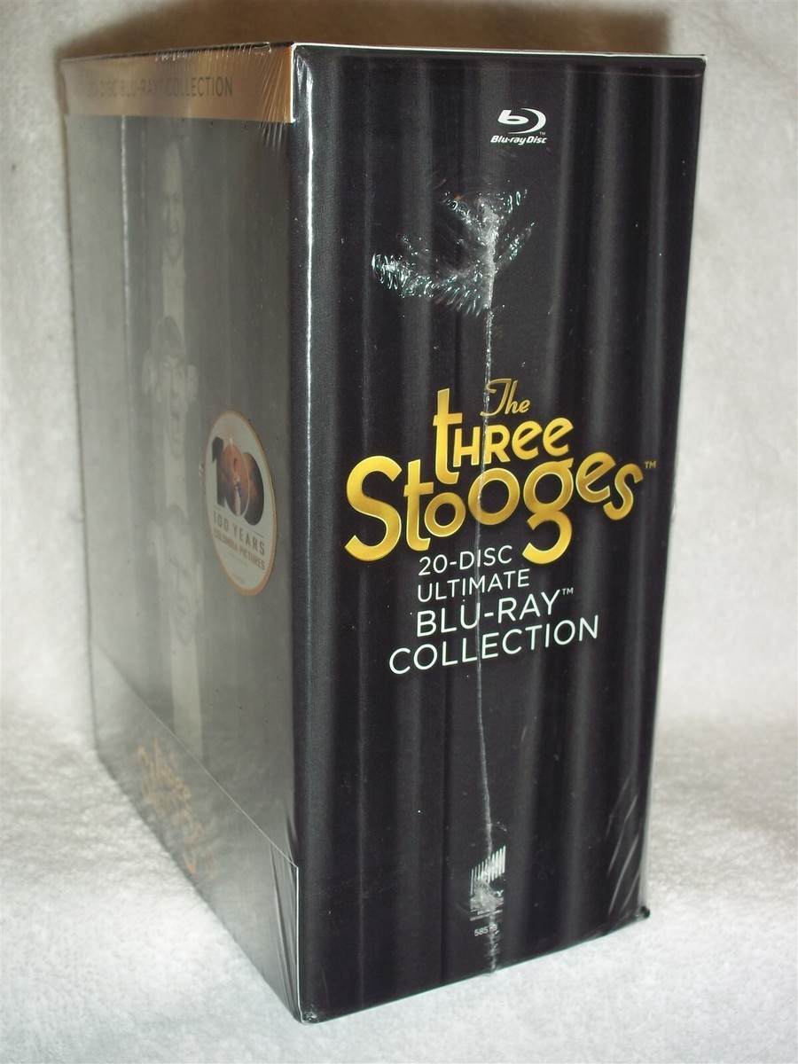 The Three Stooges 20-Disc Collection (Blu-ray, 2024) Larry Moe
