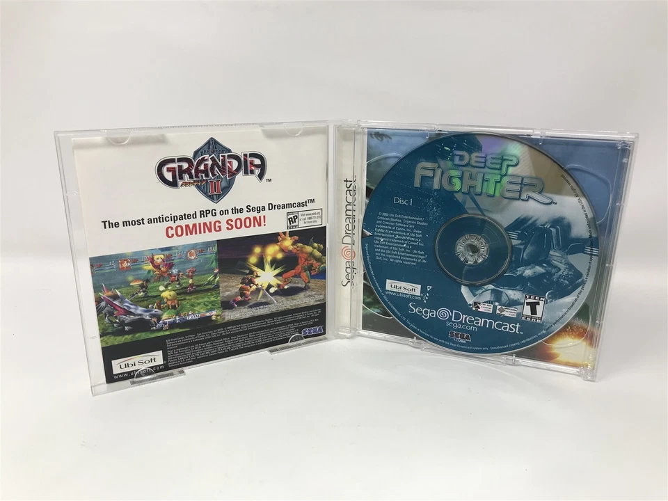 Deep Fighter - Sega Dreamcast DC - Complete In Box CIB - MINT - - Image 4 of 4