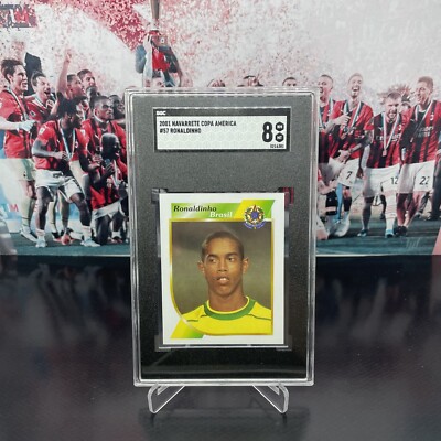Ronaldinho 2001 Navarrete Copa America Brazil #57 SGC 8 Rare | eBay