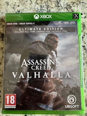Assassins Creed Valhalla Ultimate Xbox One Series X w/Season Pass - Main Image