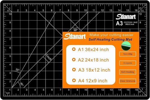 Self Healing Cutting Mat 12"×18" Double Sided 5 Ply Rotary Cutting Board Crafts - 第 1/7 張圖片