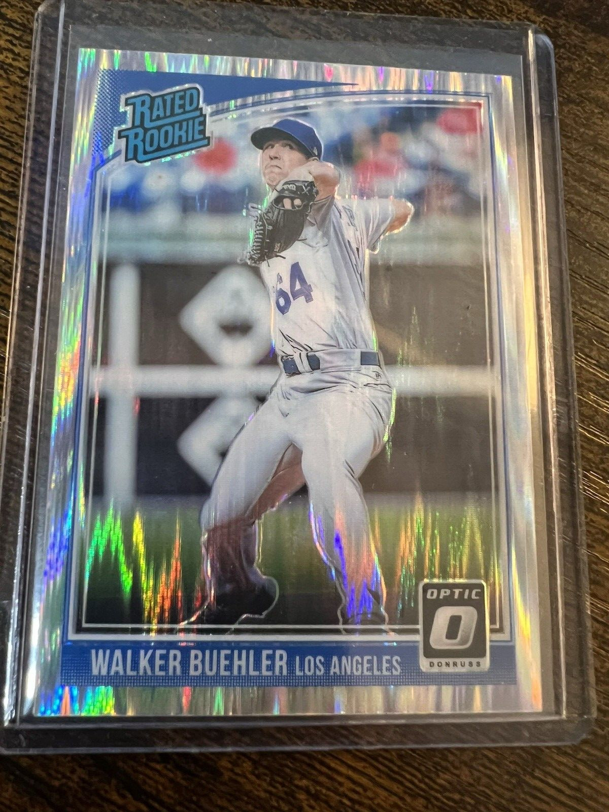 2018 Panini Donruss Optic - Rated Rookie Holo Prizm Walker Buehler