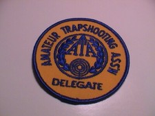 ATA AMATEUR TRAPSHOOTING ASSOCIATION DELEGATE BIRD CLAY TRAP GUN HUNTING PATCH
