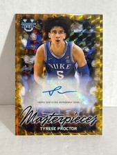 2024 Bowman’s Best U University TYRESE PROCTOR GOLD Masterpieces Auto /50