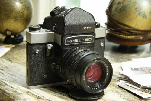 KIEV-60 TTL MEDIUM Format camera 6x6 Soviet camera + lens VOLNA-3 - Picture 18 of 18