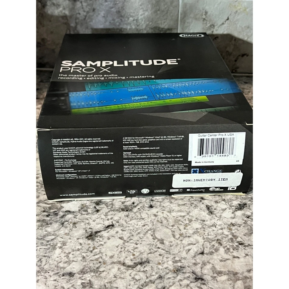 Magix Samplitude Pro X Audio Workstation Recording Editing Mixing Mastering - Image 4 of 4