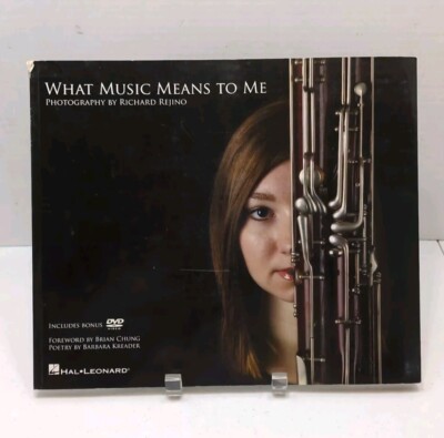 What Music Means To Me Photography & DVD Richard Rejino Book                 M13