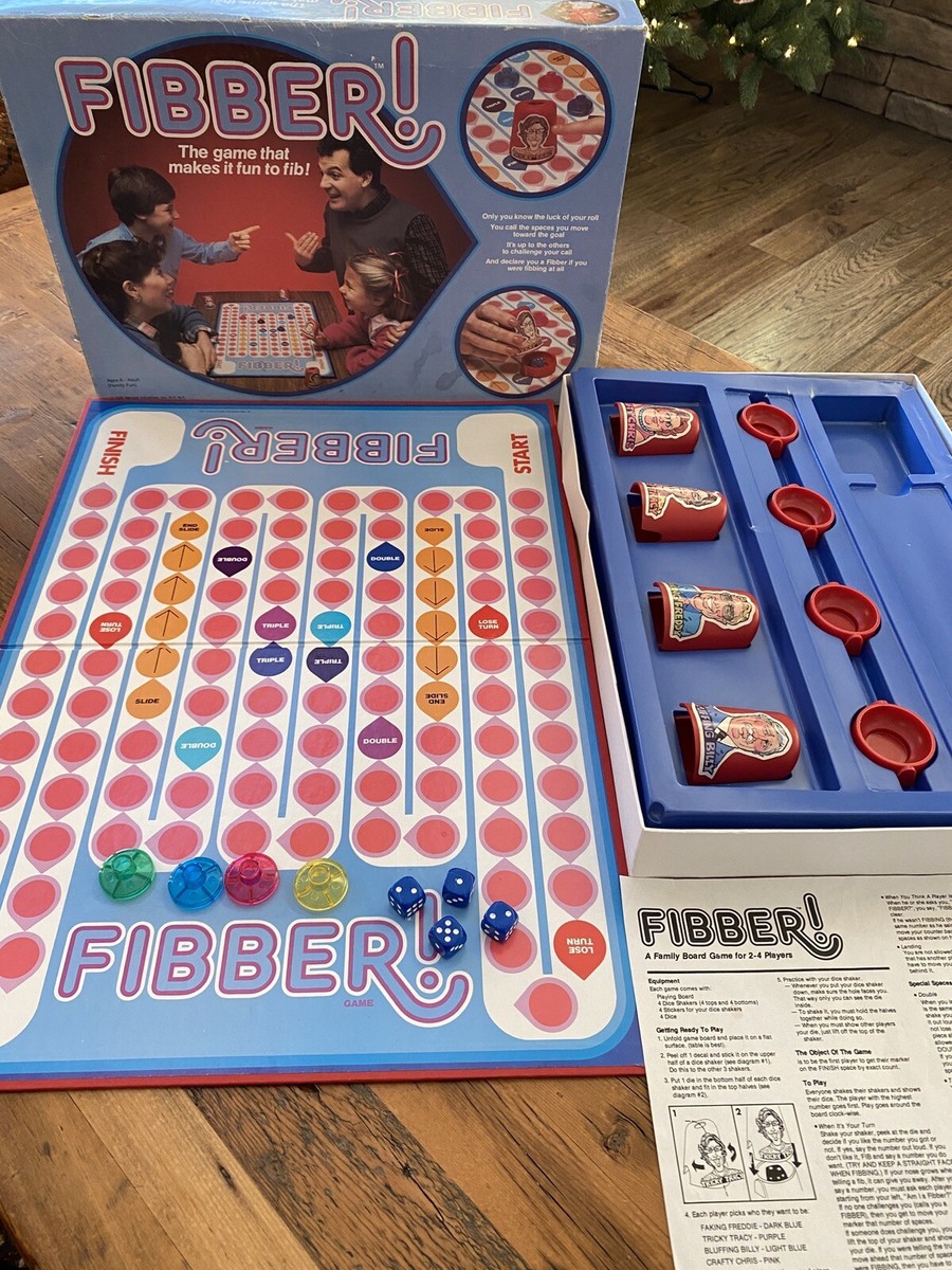 Fibber Board Game - Family Bluffing Game With Growing Noses