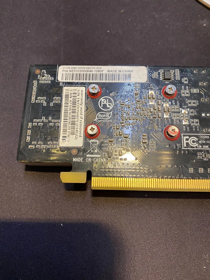 Palit GeForce GT 1030  2GB GDDR5 Graphics Card 64 bit DVI HDMI - Image 3 of 4