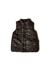Children's Place Black Sequin Vest Small