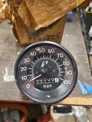 NOS Vintage 70s Polaris TX? Snowmobile Speedometer 100 mph Speed Gauge ...
