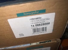 Hansgrohe 1901 4-Hole Kitchen Faucet with Side Sprayer Chrome 06629000 NEW