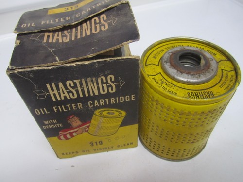 56-72 Dodge Plymouth 6cyl V8 Hastings Oil Filter Cartridge HASTINGS LF319 - Picture 4 of 4
