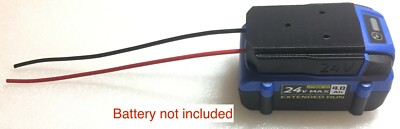 #ad X battery adapter for KOBALT 24V li ion dock power connector robotics 12 10gauge $15.00